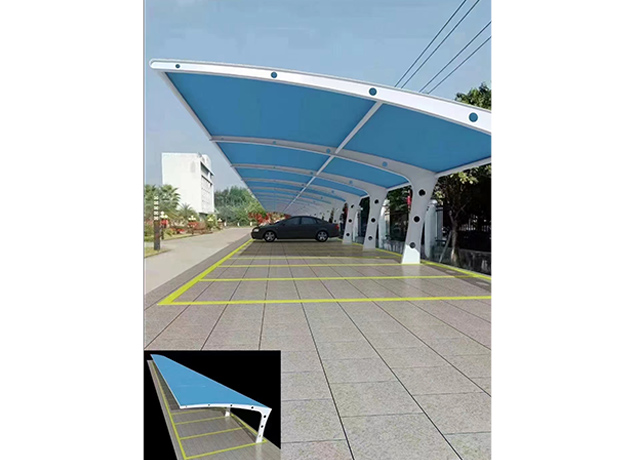 停車棚膜結構車棚